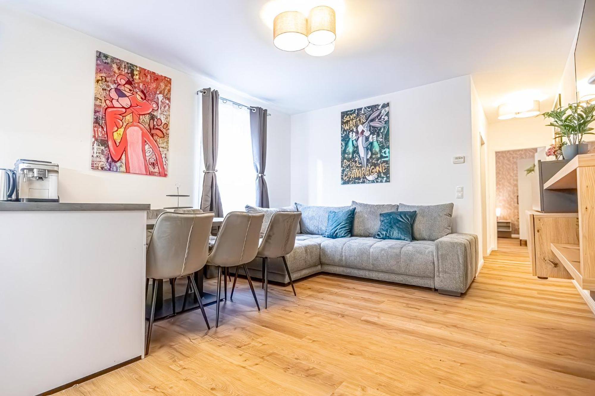 Charming 1Br And 1Lr Apt Modern Design Donaustadt Vienna Exterior photo